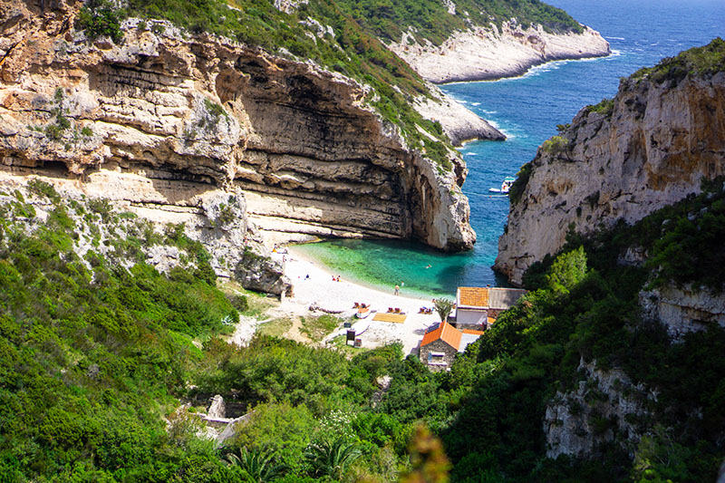 Stiniva bay Vis Croatia