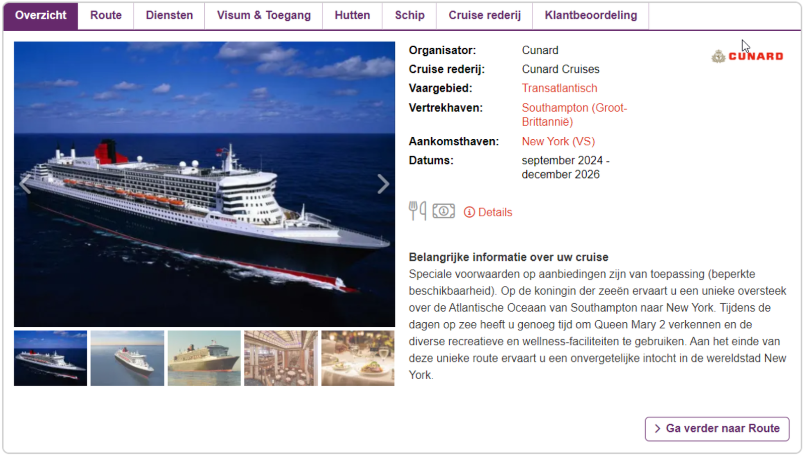 Met de boot naar Amerika reizen - Ferrygogo.nl