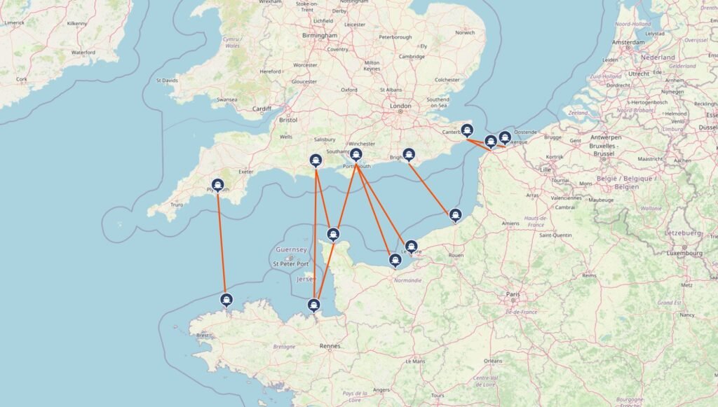 Veerboten van Frankrijk naar Engeland - alternatieven voor ferries naar Dover