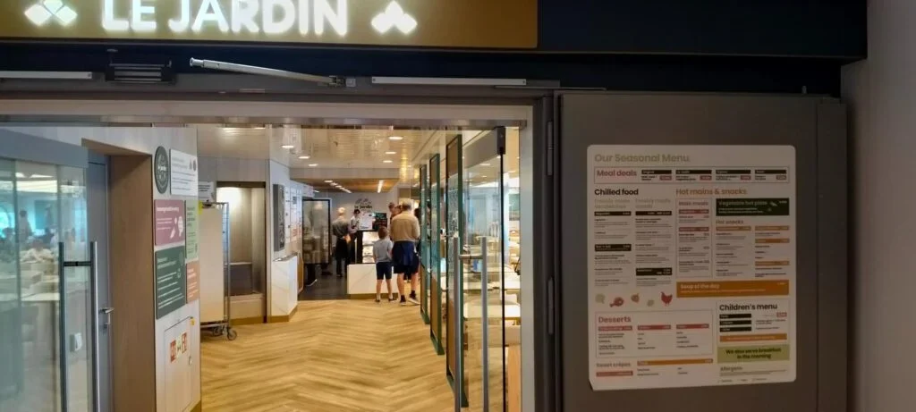 Le Jardin buffet restaurant - aan boord bij Brittany Ferries