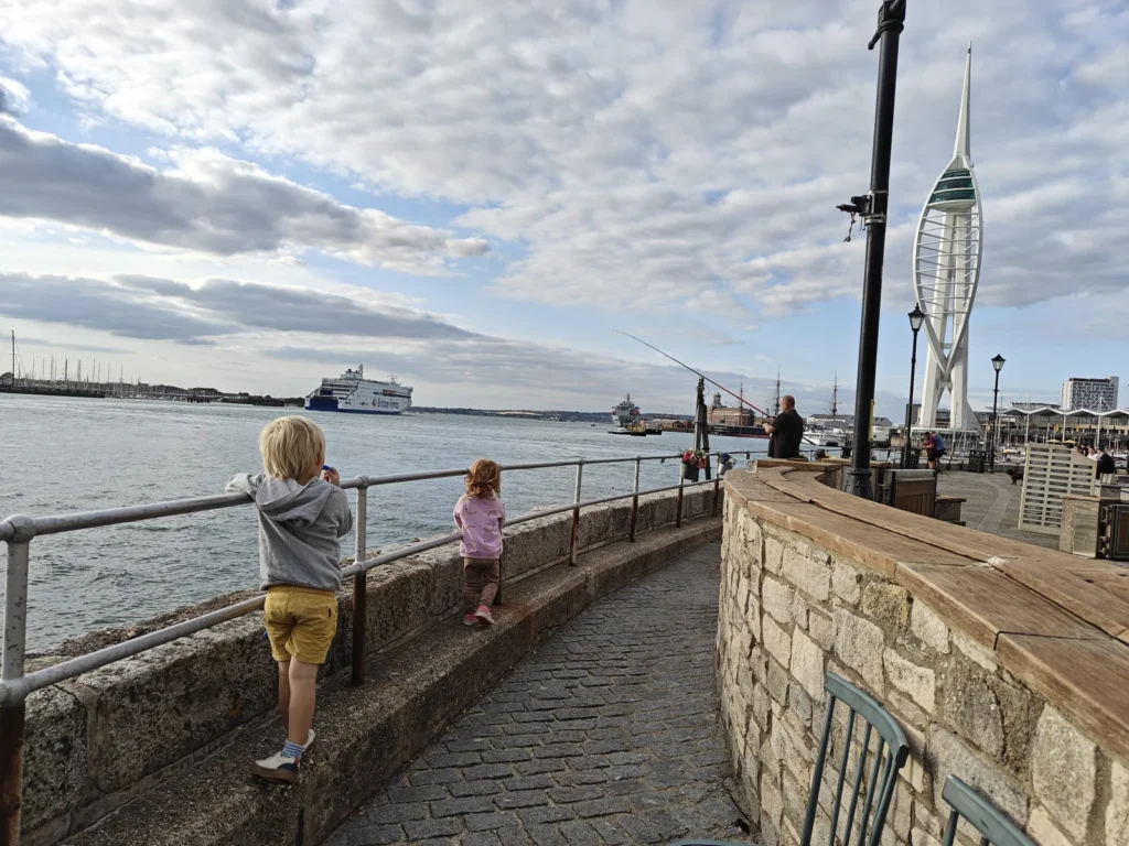 Haven van Portsmouth - veerboten spotten