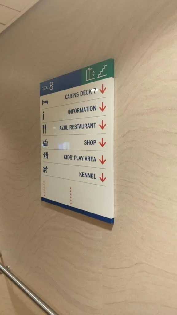Het deckplan van de Santona