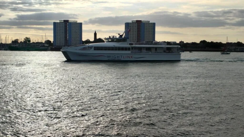 WightLink ferry in Portsmouth - de veerboten naar Isle of Wight