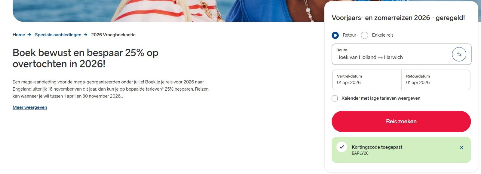 Stena Line kortingscodes en aanbiedingen