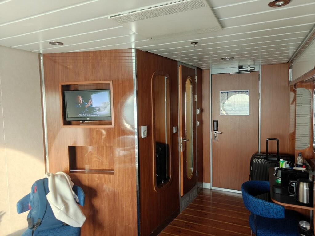 Ruime Captain's Class hut op een Stena ferry