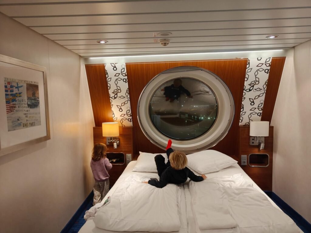 Ruime hut op een Stena Line ferry