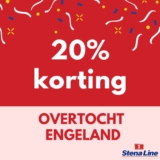 Actiecode Stena Line voor 20% korting op de veerboot naar Engeland